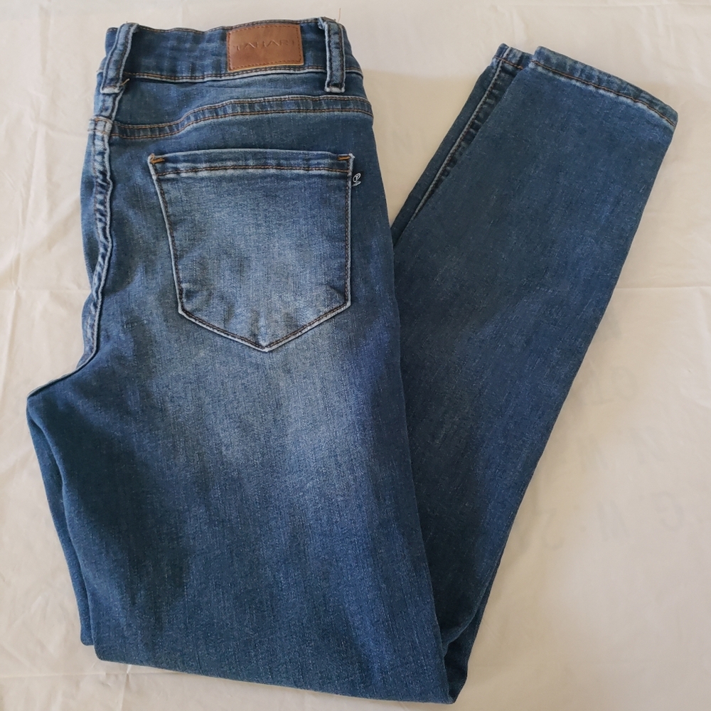 Tahari Womens Kelly Classic Skinny Blue Jeans Size 4/27 Millennial Skinny Jeans